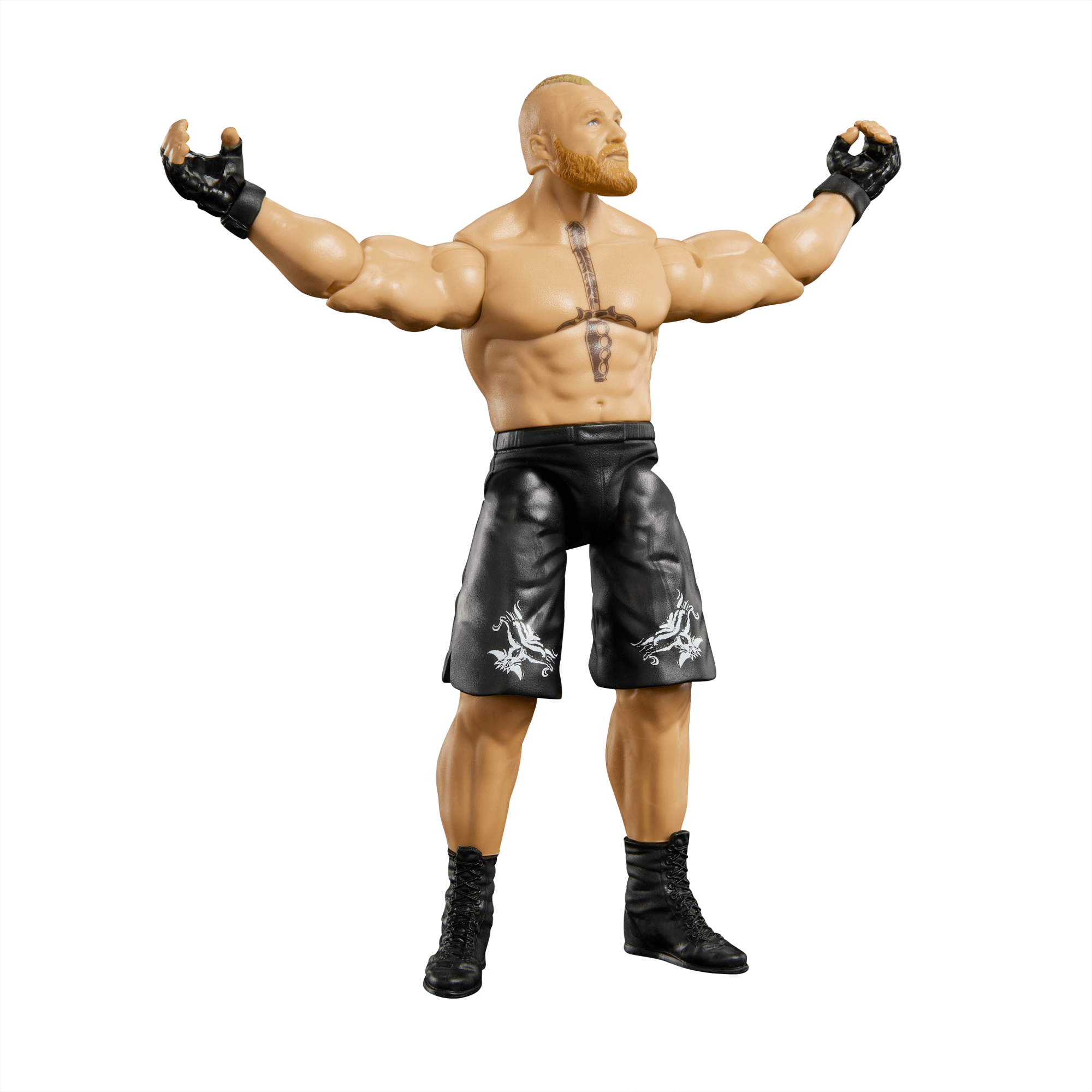 WWE Brock Lesnar Action Figure, 6-inch Collectible Superstar With Articulation & Life-Like Look