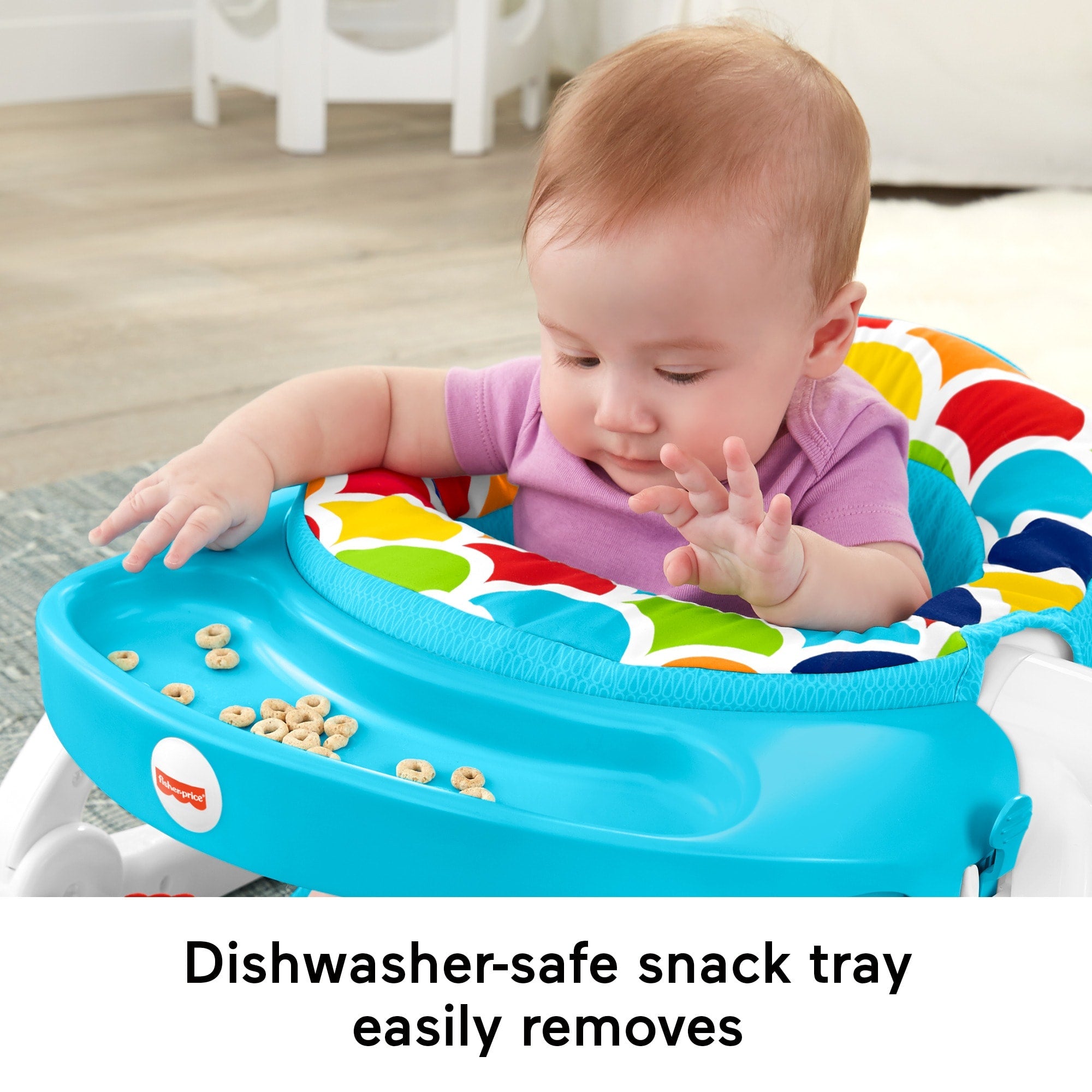 Fisher-Price Deluxe Sit-Me-Up Floor Seat With Toy Tray