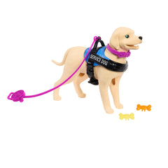 Coffret de Poupée Barbie et Chien D’Assistance Avec Poupée Aux Cheveux Bruns