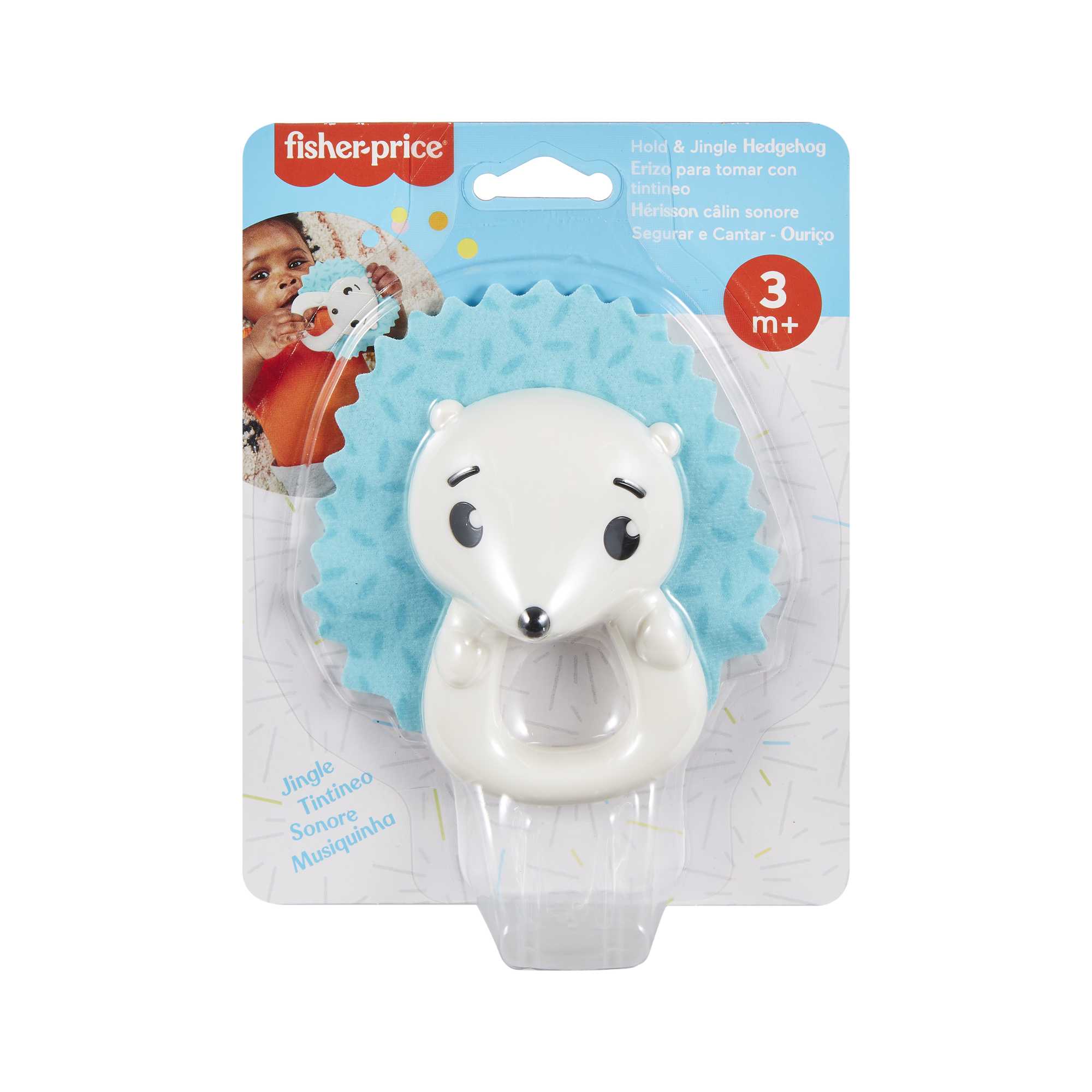 Fisher-Price Baby Chocalho para Bebês Sensimals Ouriço