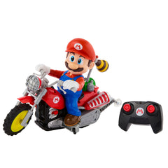 Hot Wheels RC Mario Wheelie Motocross RC, Remote-Controlled Battery-Powered Vehicle