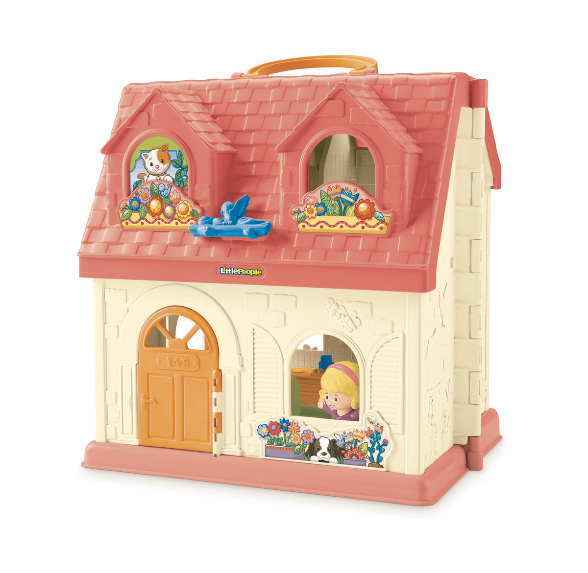 Fisher-Price Little People Toddler Playset With Sounds, Songs & Phrases, Surprise & Sounds Home, 7 Pieces