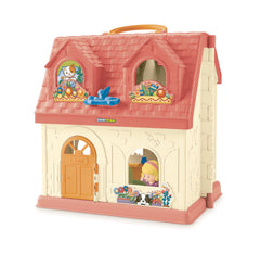 Fisher-Price Little People Toddler Playset With Sounds, Songs & Phrases, Surprise & Sounds Home, 7 Pieces