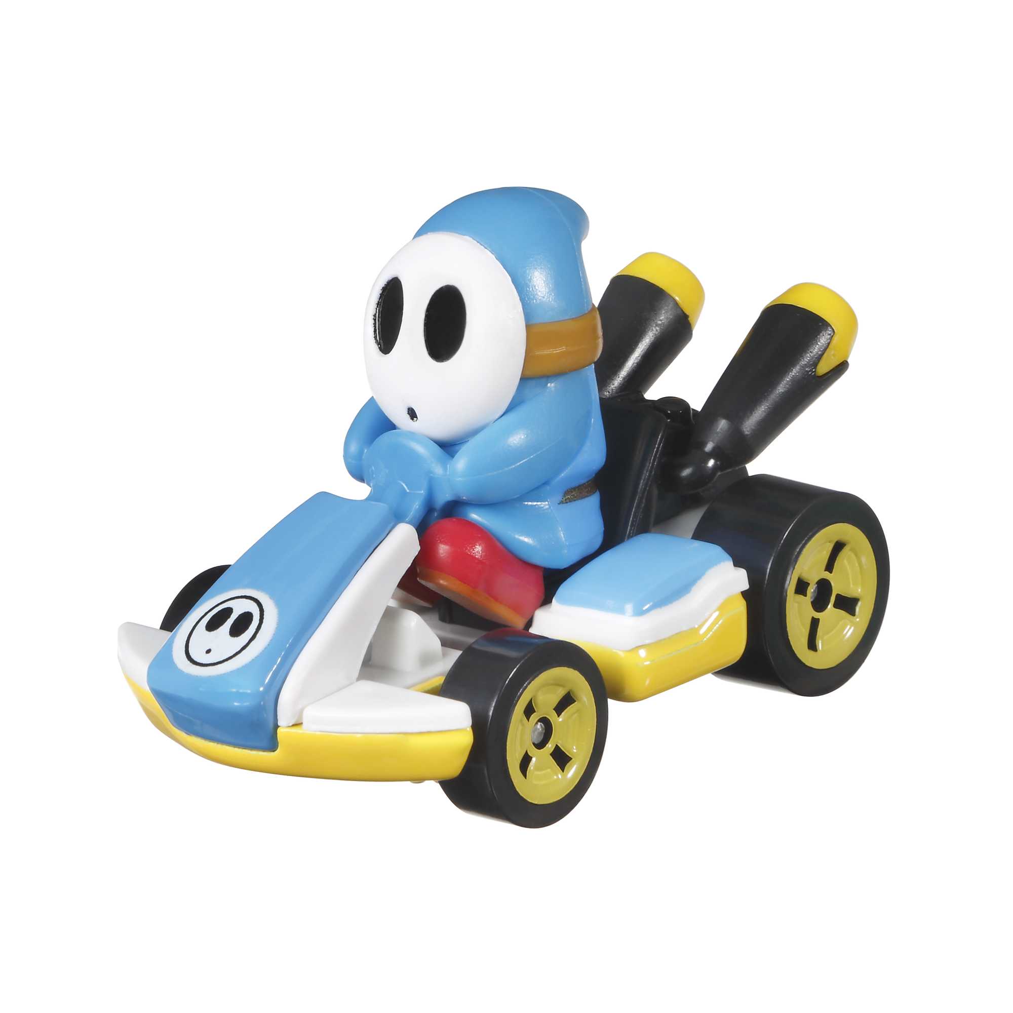 Hot Wheels Mario Kart Vehículo de Juguete Shy Guy Azul Claro Estándar Kart
