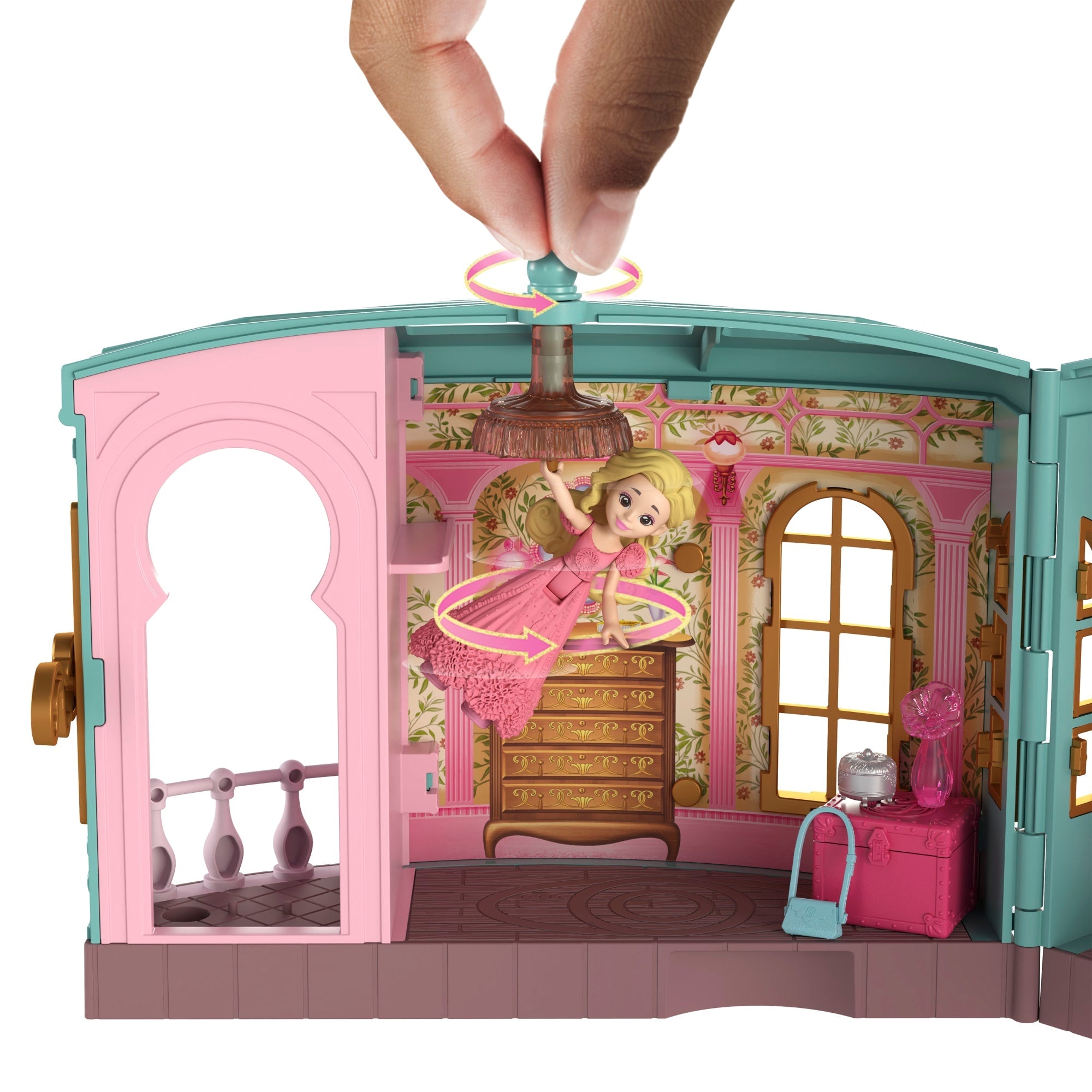 Universal Pictures’ Wicked So Popular Dorm Small Doll Playset With 3 Play Spaces & 10 Total Pieces