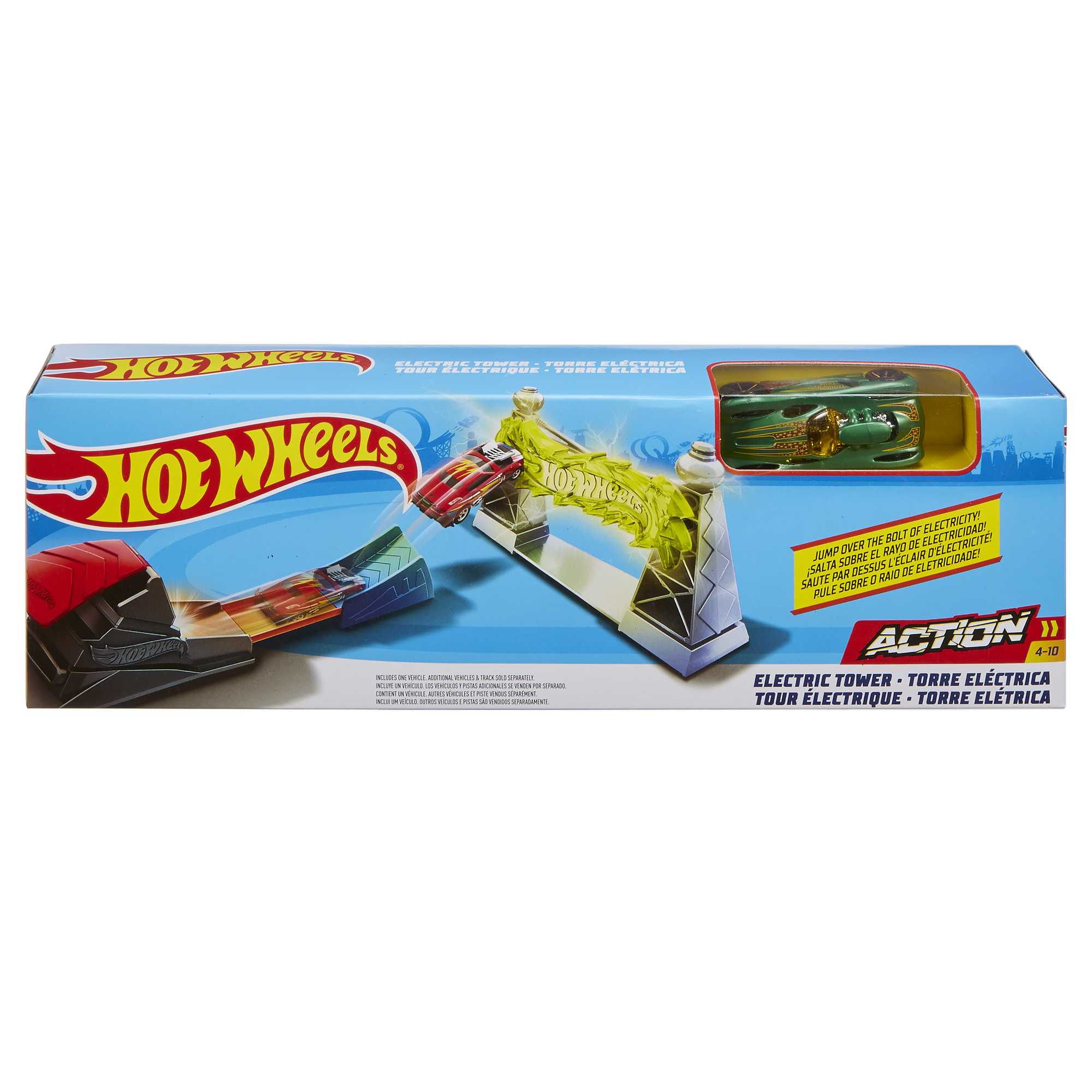 Hot Wheels Action Pista de Juguete Acrobacias Torre Eléctrica