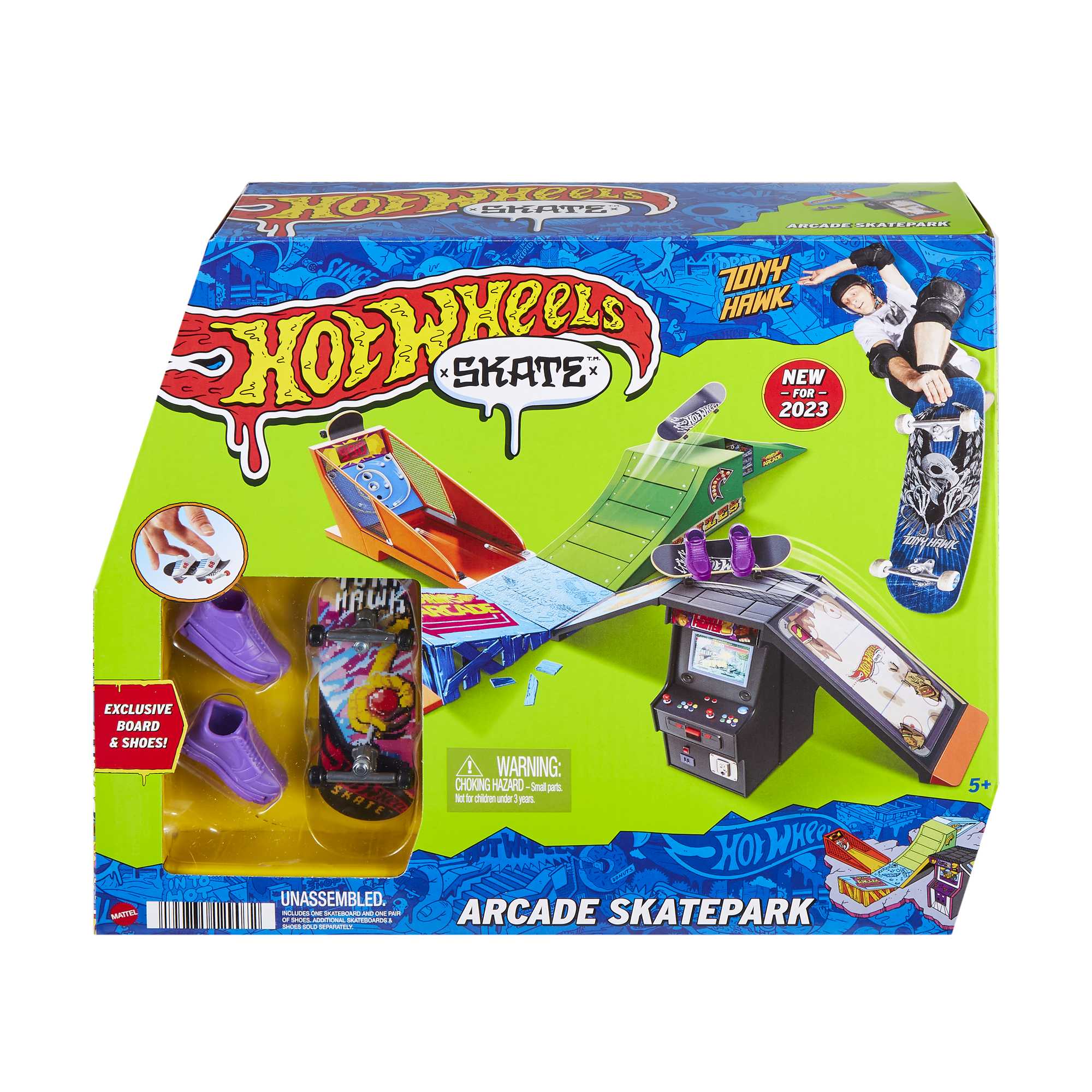 Hot Wheels Skate Pista de Brinquedo Set Arcade