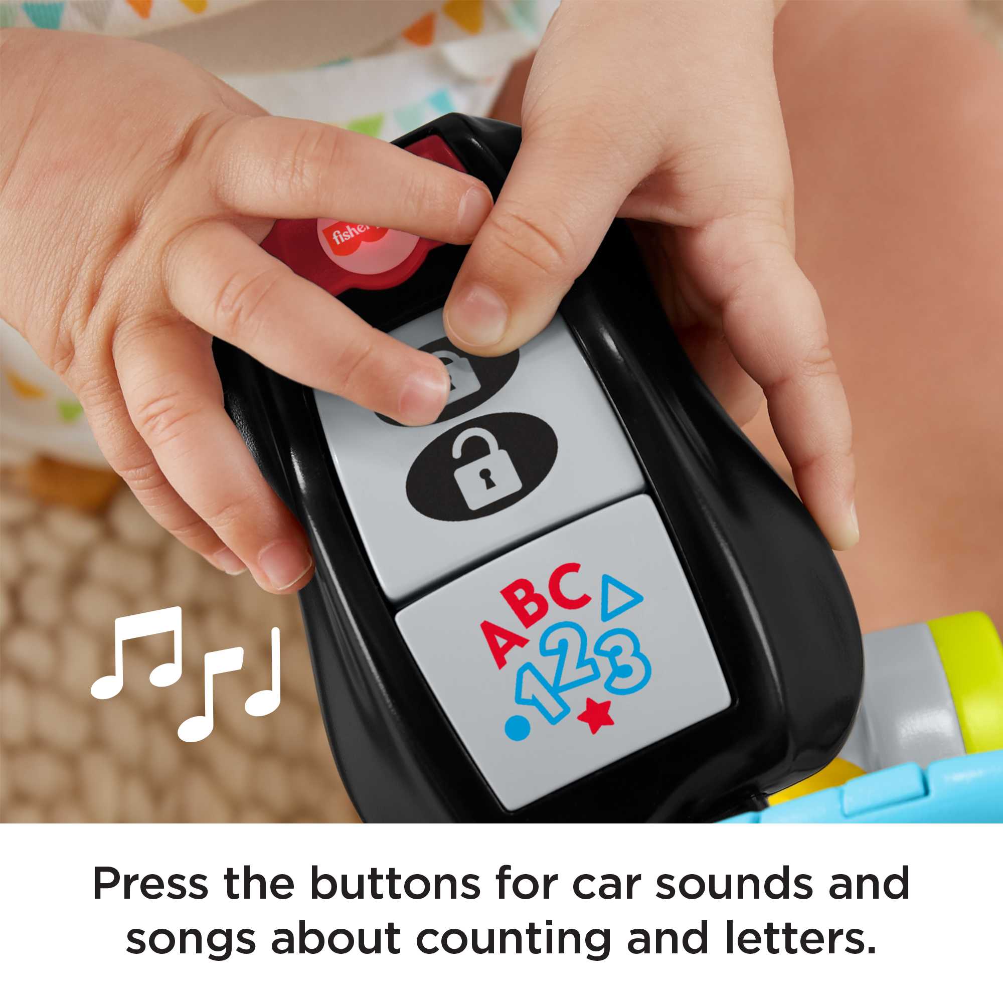 Fisher-Price Laugh & Learn Play & Go Keys Musical Learning Toy For Infant & Toddler