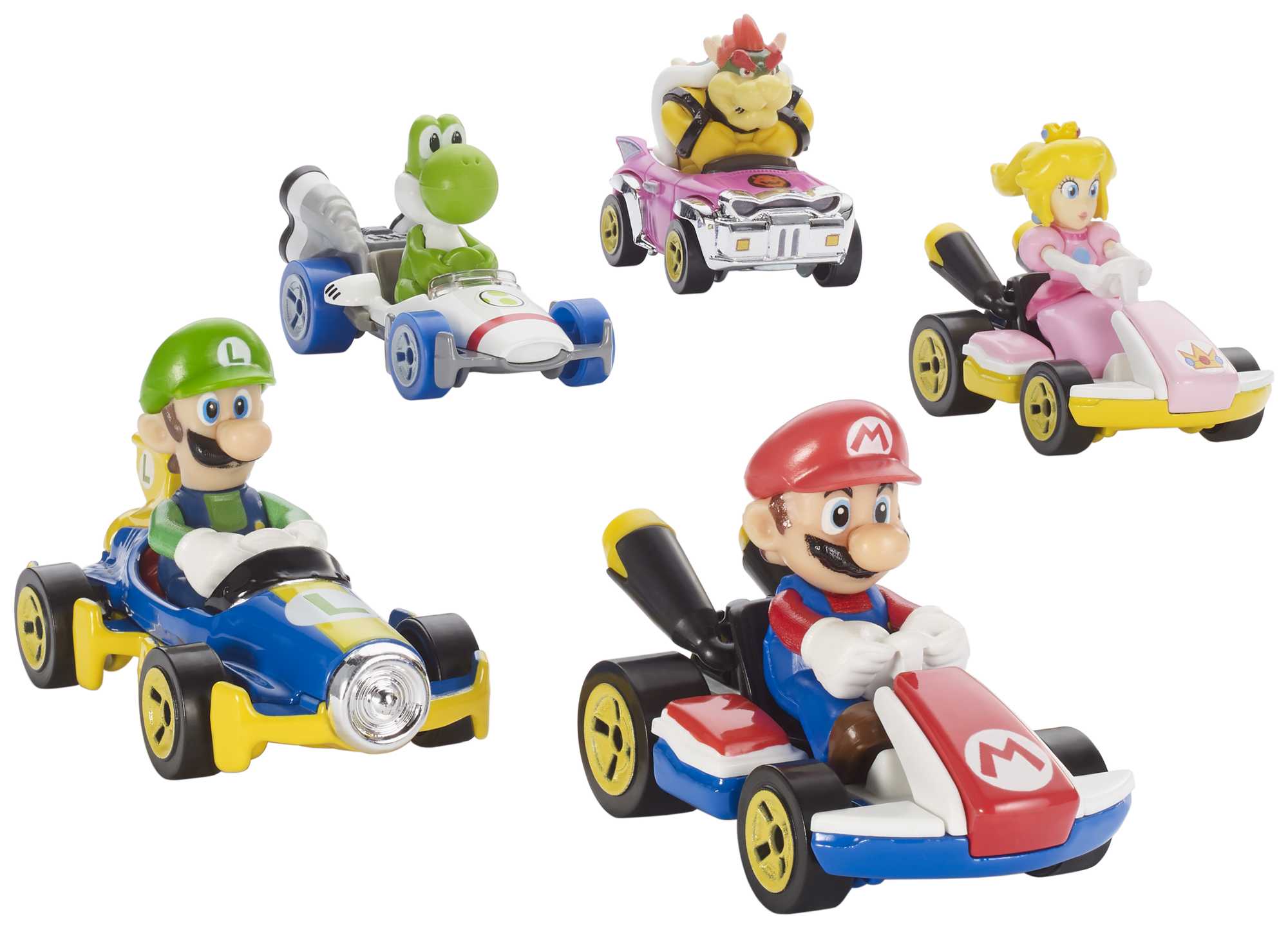 Hot Wheels Mario Kart Mario, Véhicule Kart Standard
