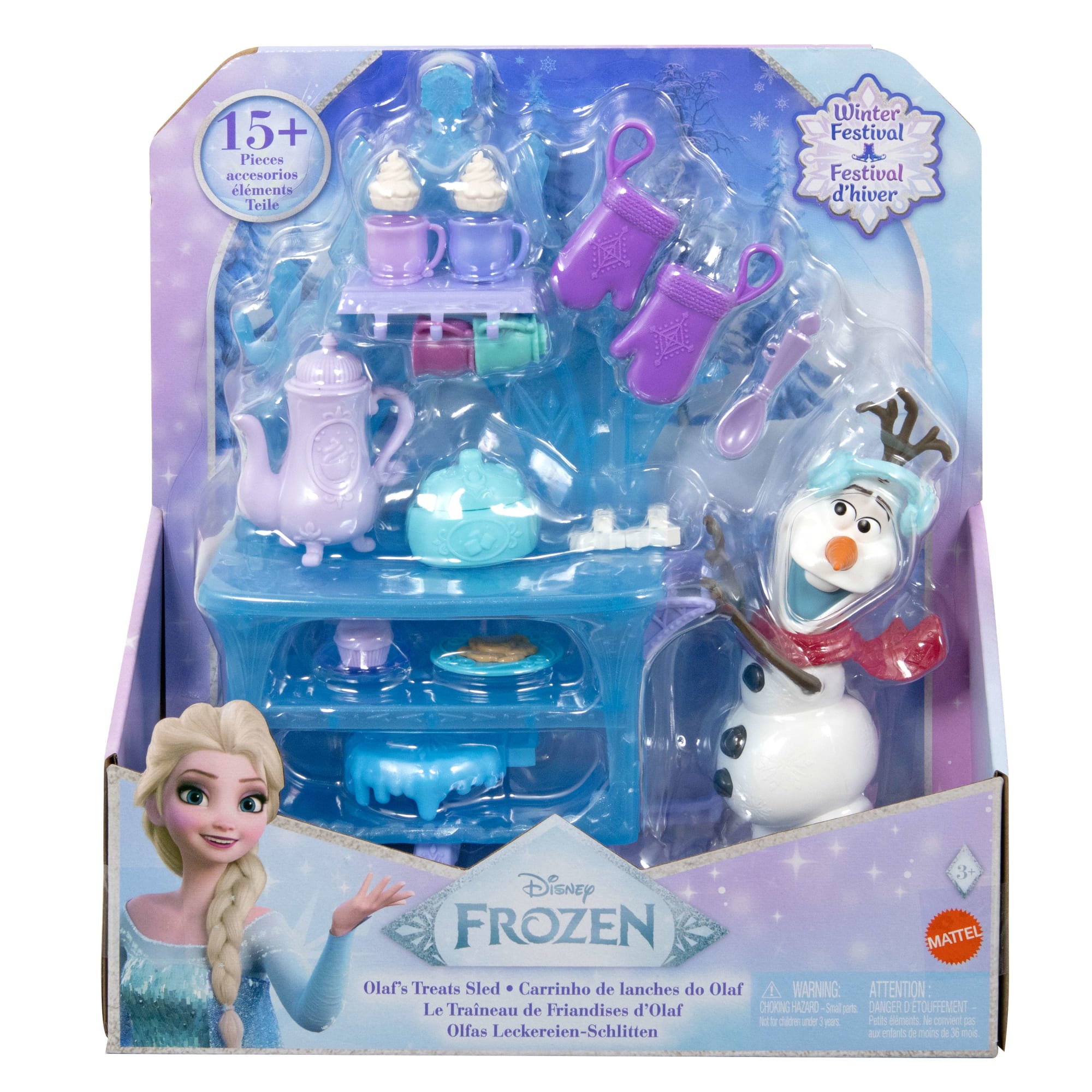 Disney Frozen Set de Juego Carrito de Bocadillos de Olaf