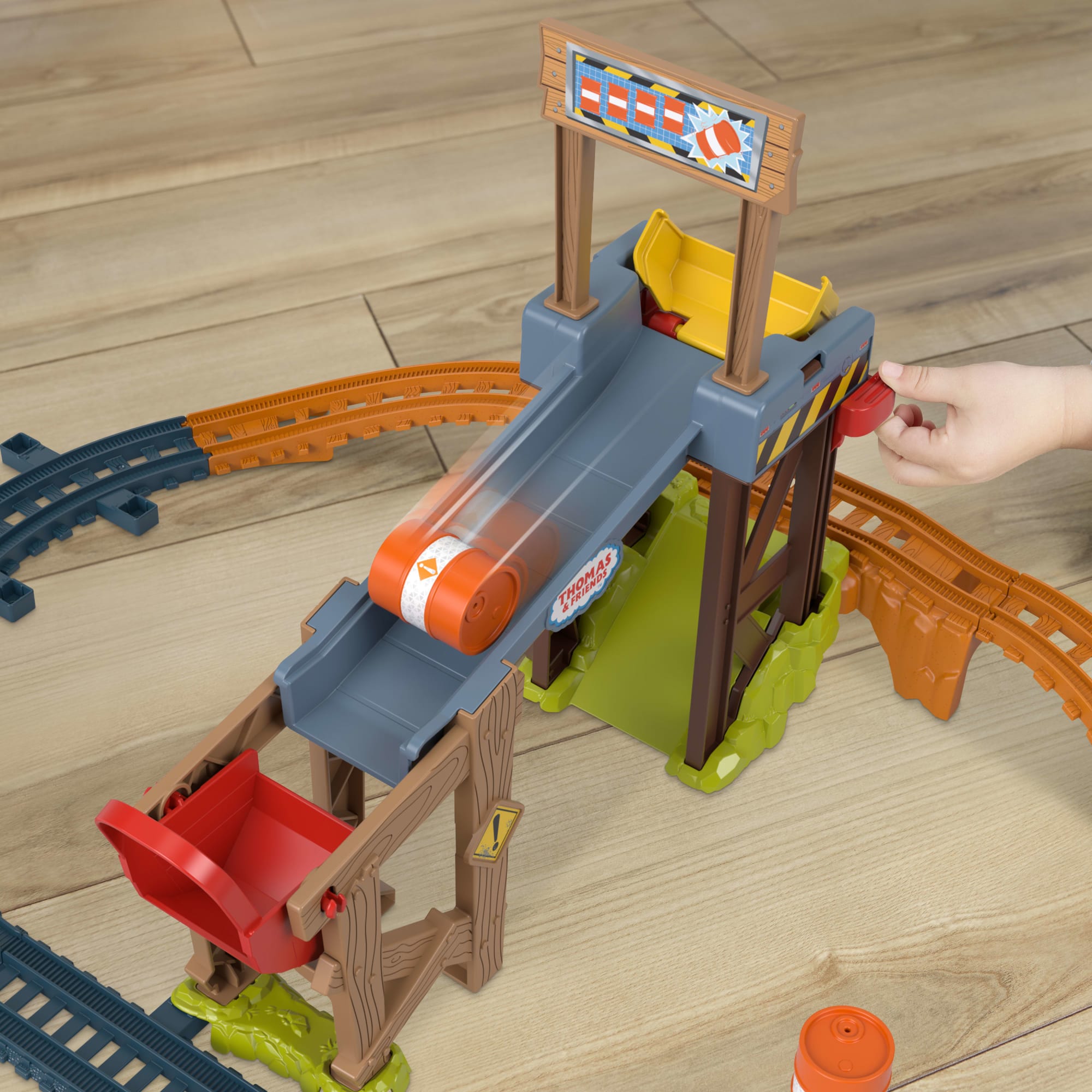 Thomas & Friends Pista de Juguete Motorizada de Construcción Diesel