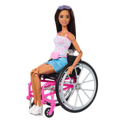 Coffret de Poupée Barbie et Chien D’Assistance Avec Poupée Aux Cheveux Bruns