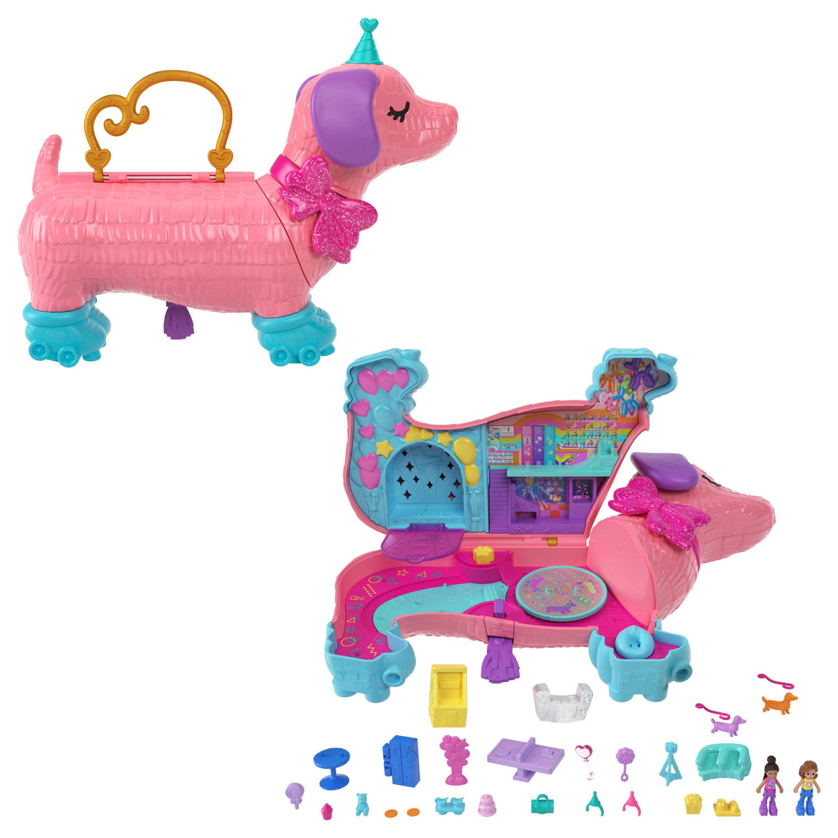 Polly Pocket La Fête des Chiots, 2 Poupées