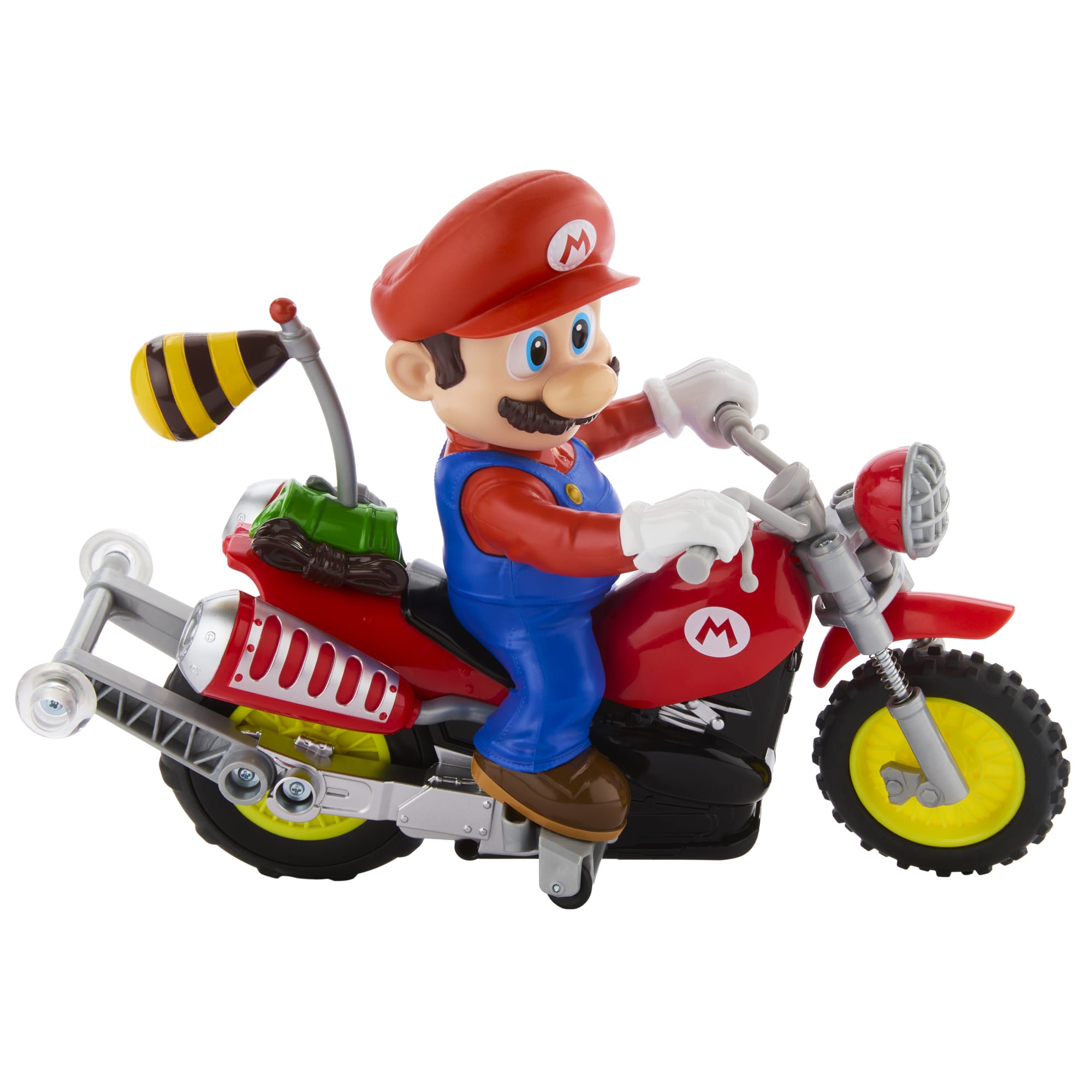 Hot Wheels RC Mario Wheelie Motocross RC, Remote-Controlled Battery-Powered Vehicle
