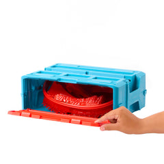 Hot Wheels Track Builder Coffret Piste Cascade Flamme, 1 Véhicule
