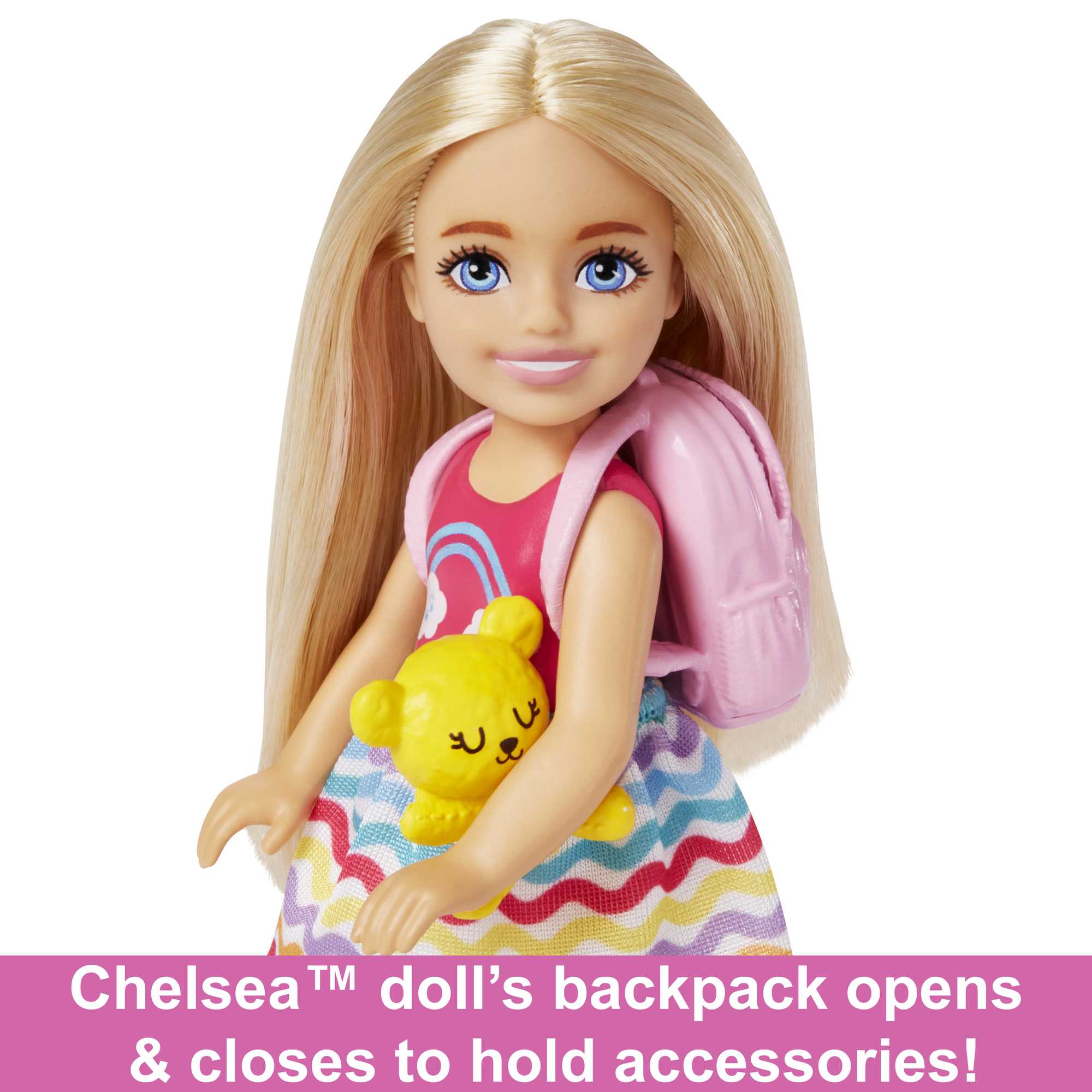 Barbie Toys, Chelsea Doll And Accessories, Travel Set With Puppy