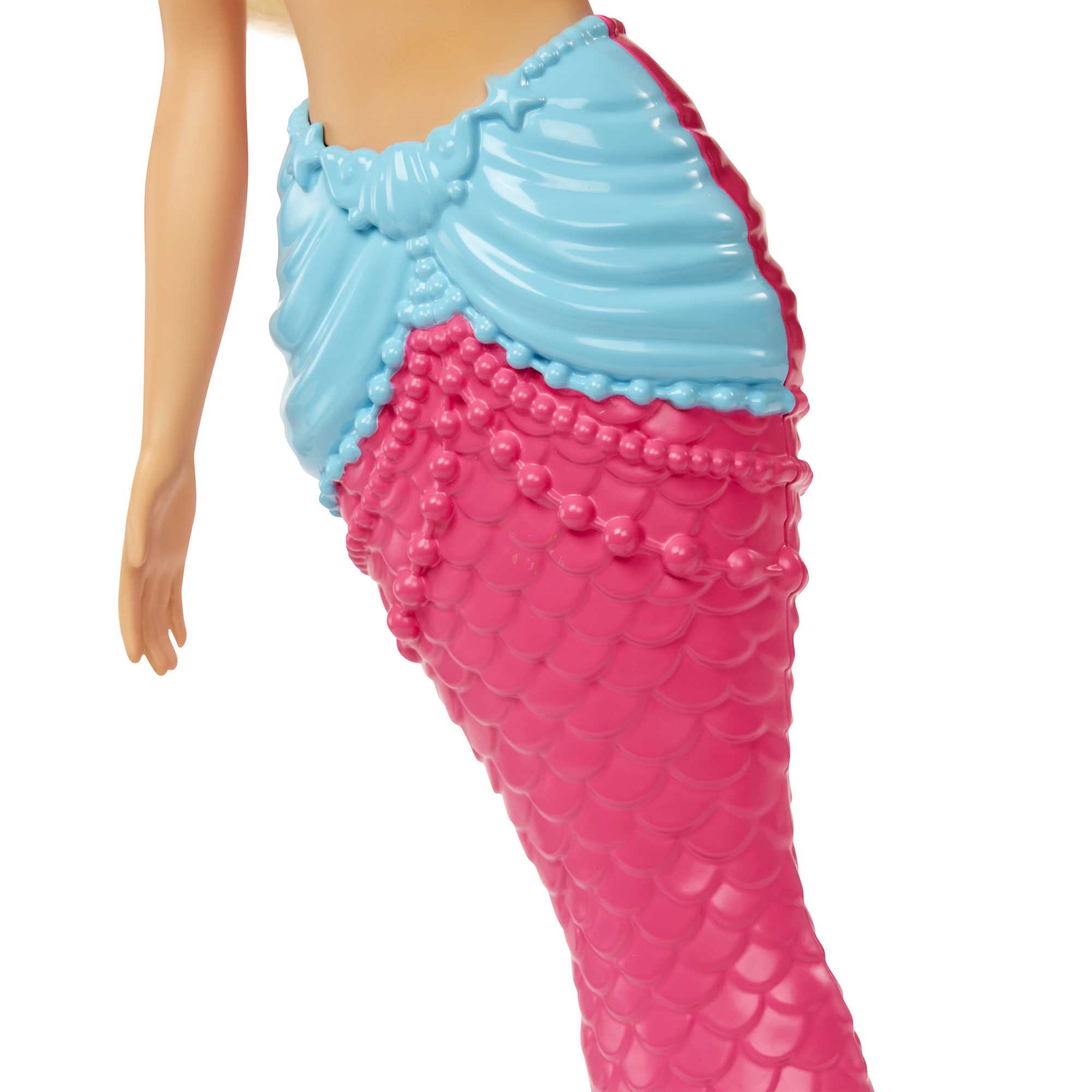 Barbie Fantasía Muñeca Sirena Aleta Rosa con Azul