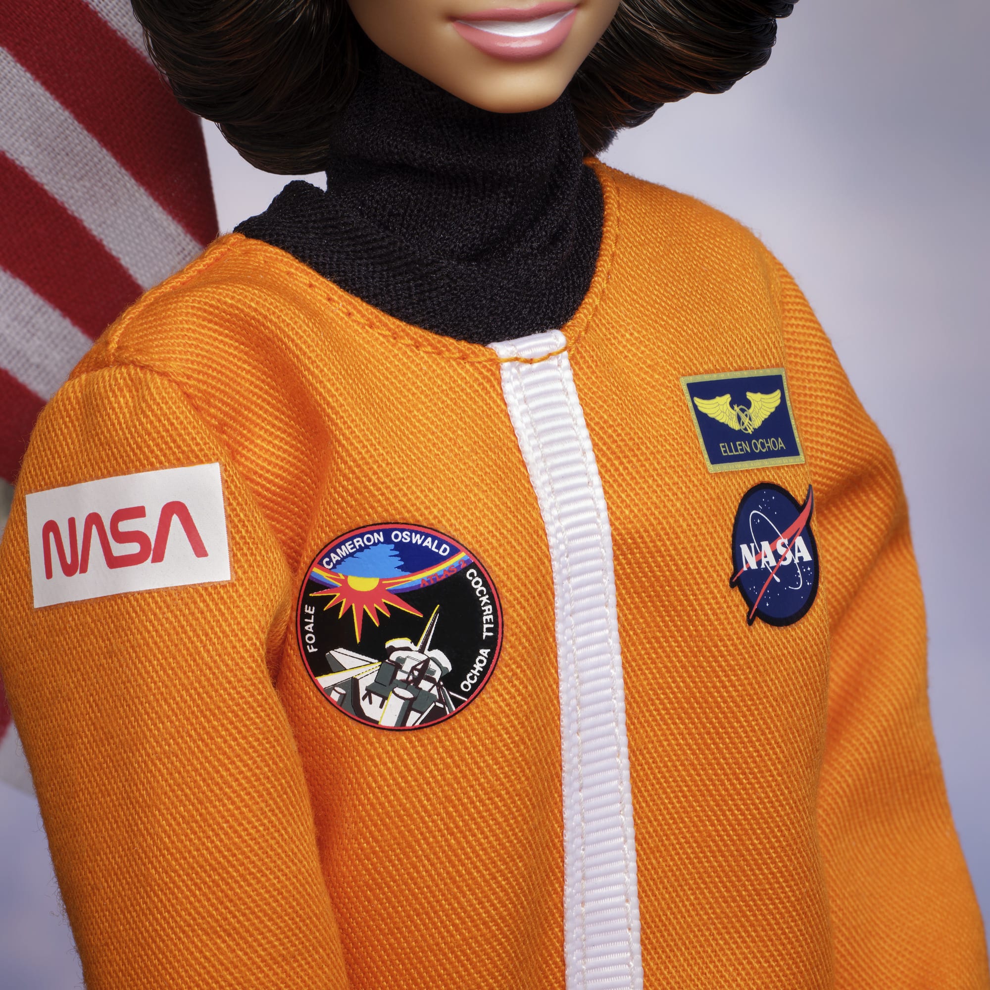 Barbie Signature inspiring Women Ellen Ochoa Fashion Doll Collectible, Astronaut Suit & Accessories