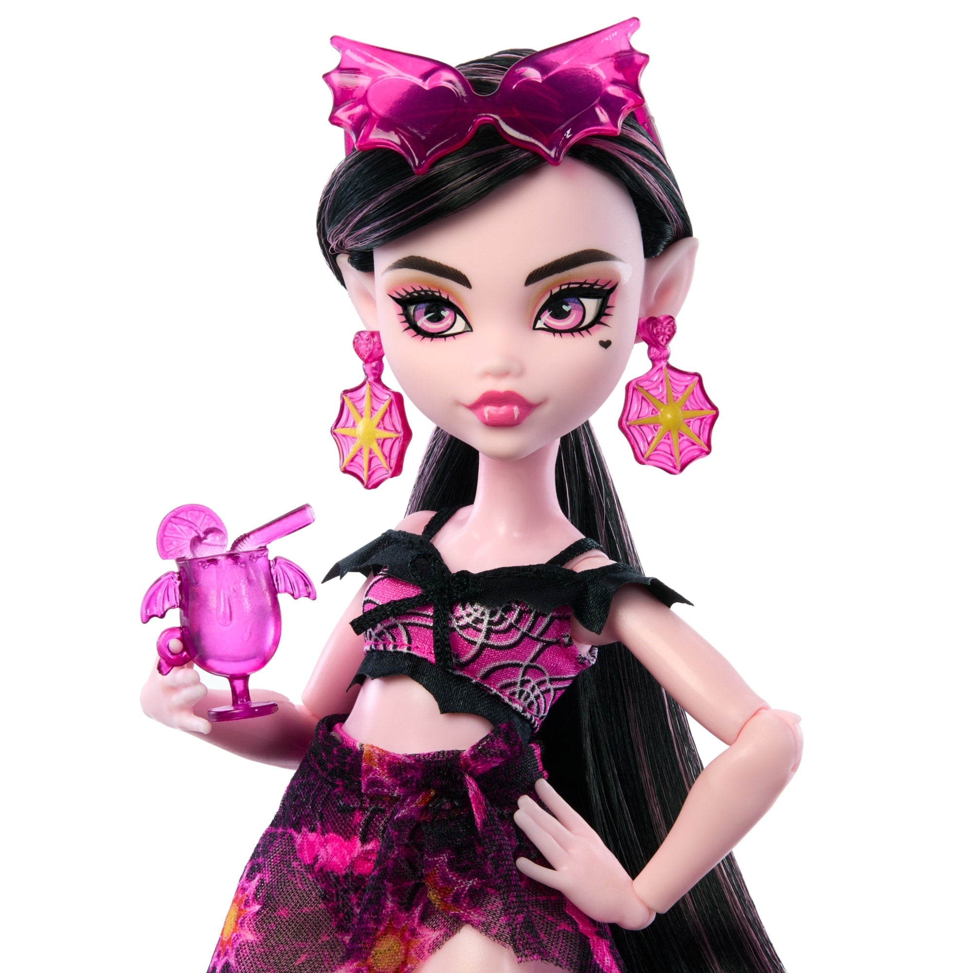 Monster High Scare-Adise Island Draculaura Fashion Doll With Swimsuit & Accessories