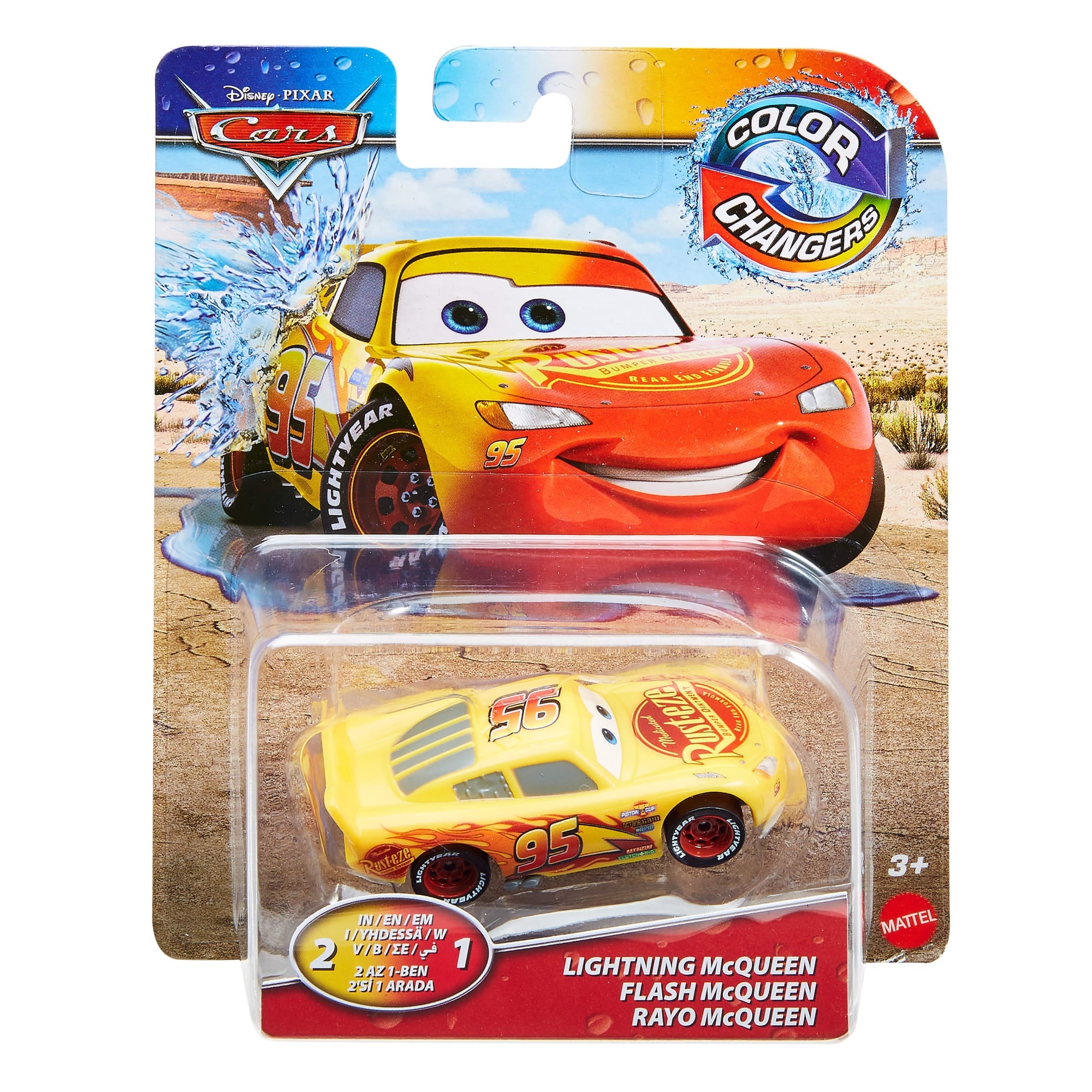 Disney And Pixar Cars On The Road Color Changers Lightning Mcqueen