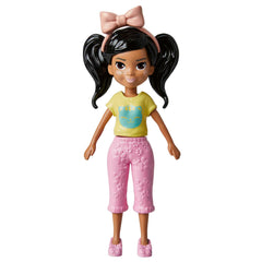 Polly Pocket Coffret Poupée et 18 Accessoires, Chaton Nacré