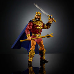 Masters Of The Universe Masterverse New Eternia King Randor MOTU Action Figure Toy, 30 Articulations