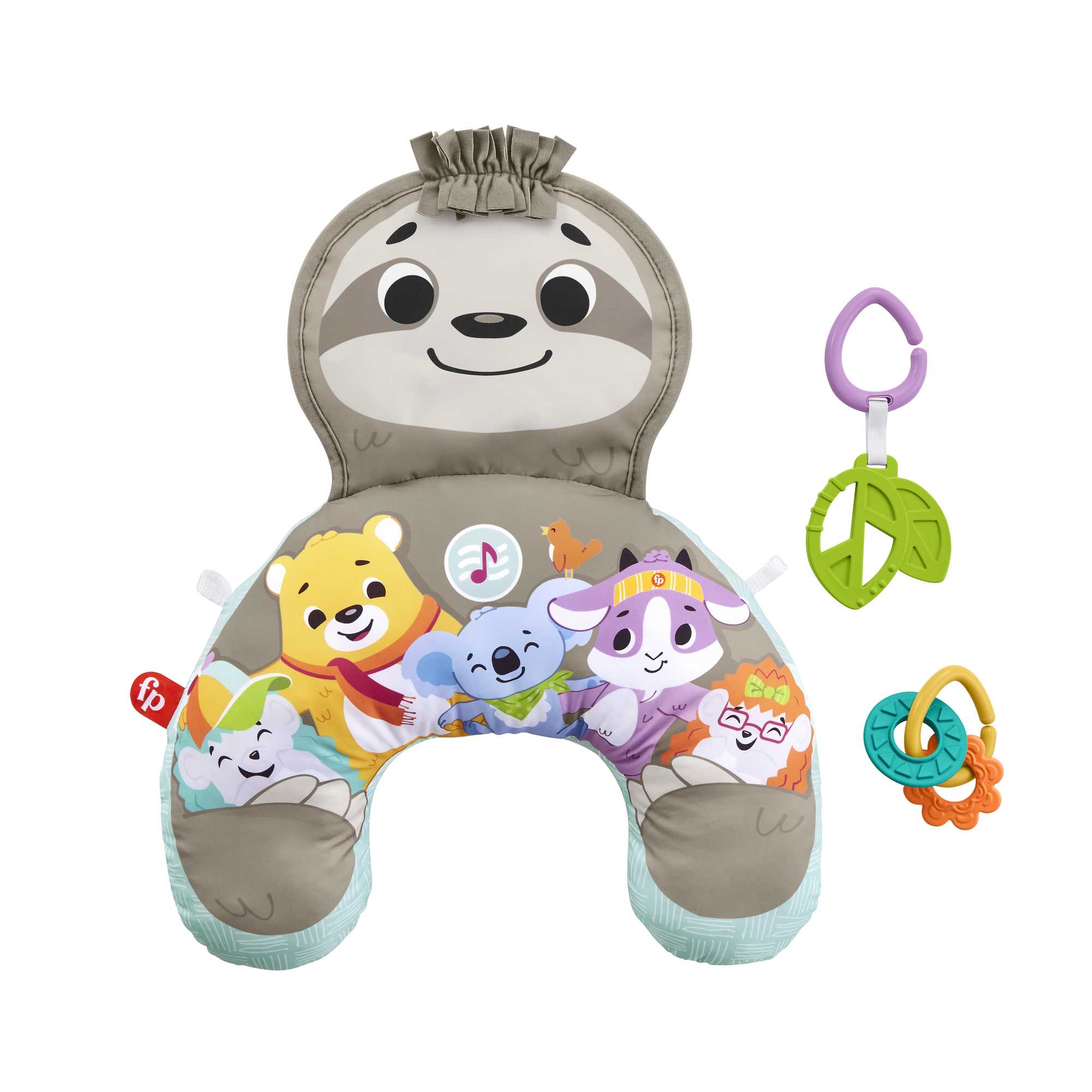 Fisher-Price Baby Juguete para Bebés Cojín de Actividades Oso Perezoso
