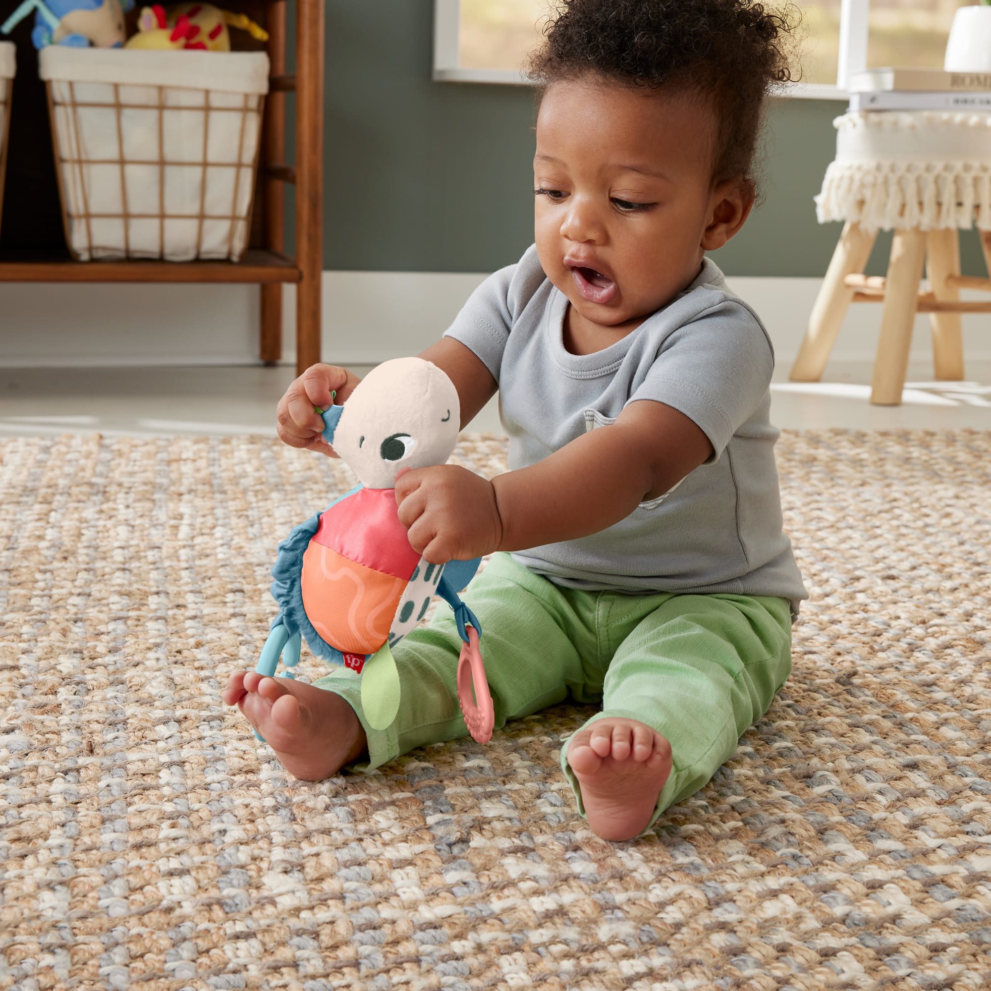 Fisher-Price Planet Friends Honu, Ma Tortue à Suspendre, Sensorielle