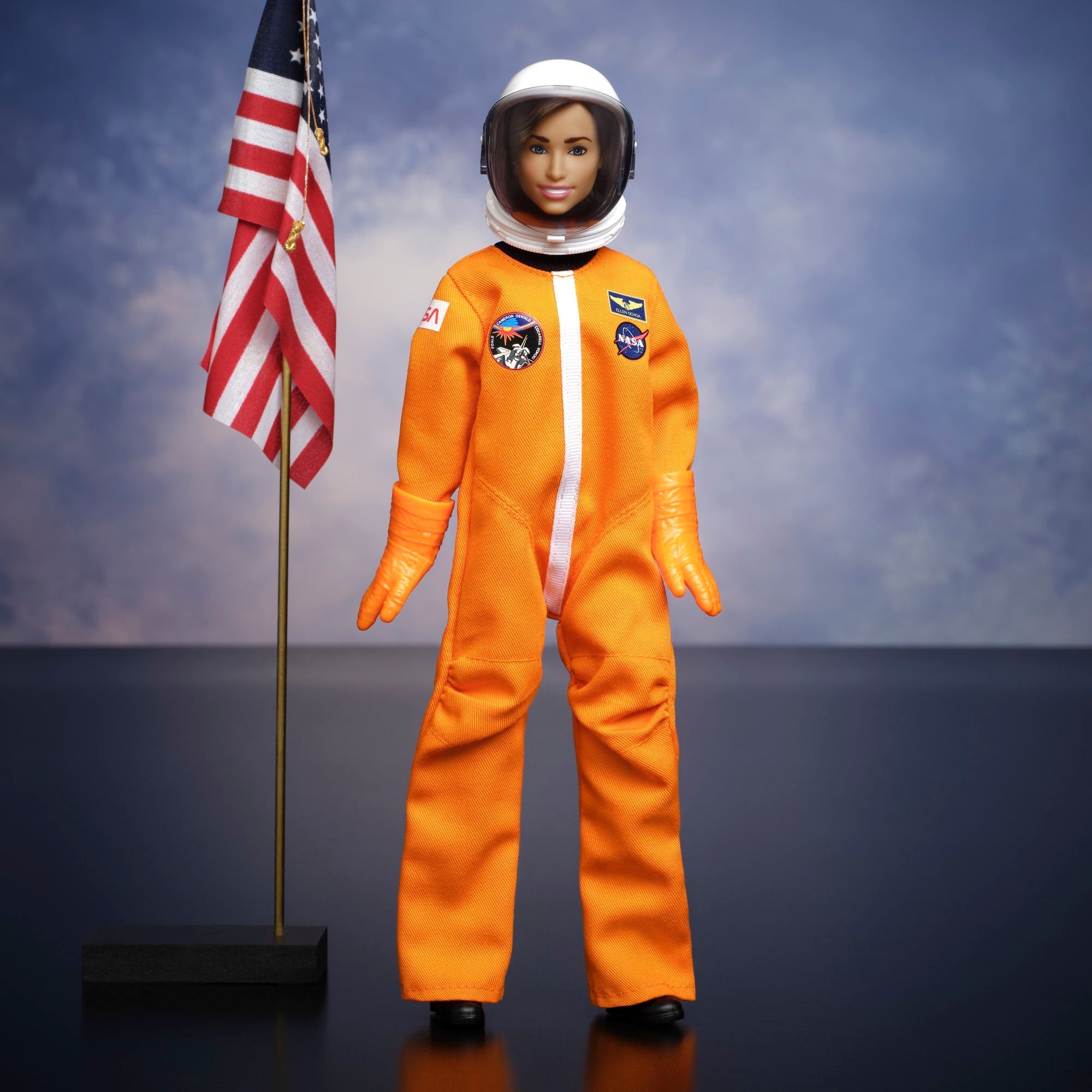 Barbie Signature inspiring Women Ellen Ochoa Fashion Doll Collectible, Astronaut Suit & Accessories