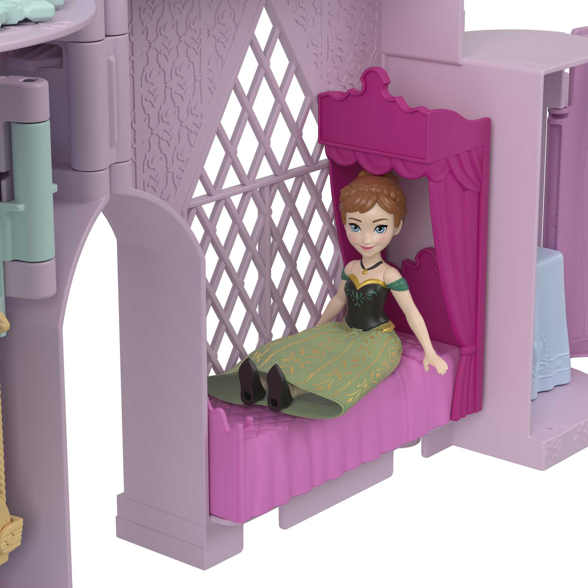 Disney Frozen Casa de Muñecas Castillo de Anna Apilable