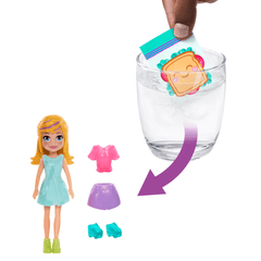 Polly Pocket  Coffret de Jeu et Poupée  Mini Looks, Poupée 7,62Cm