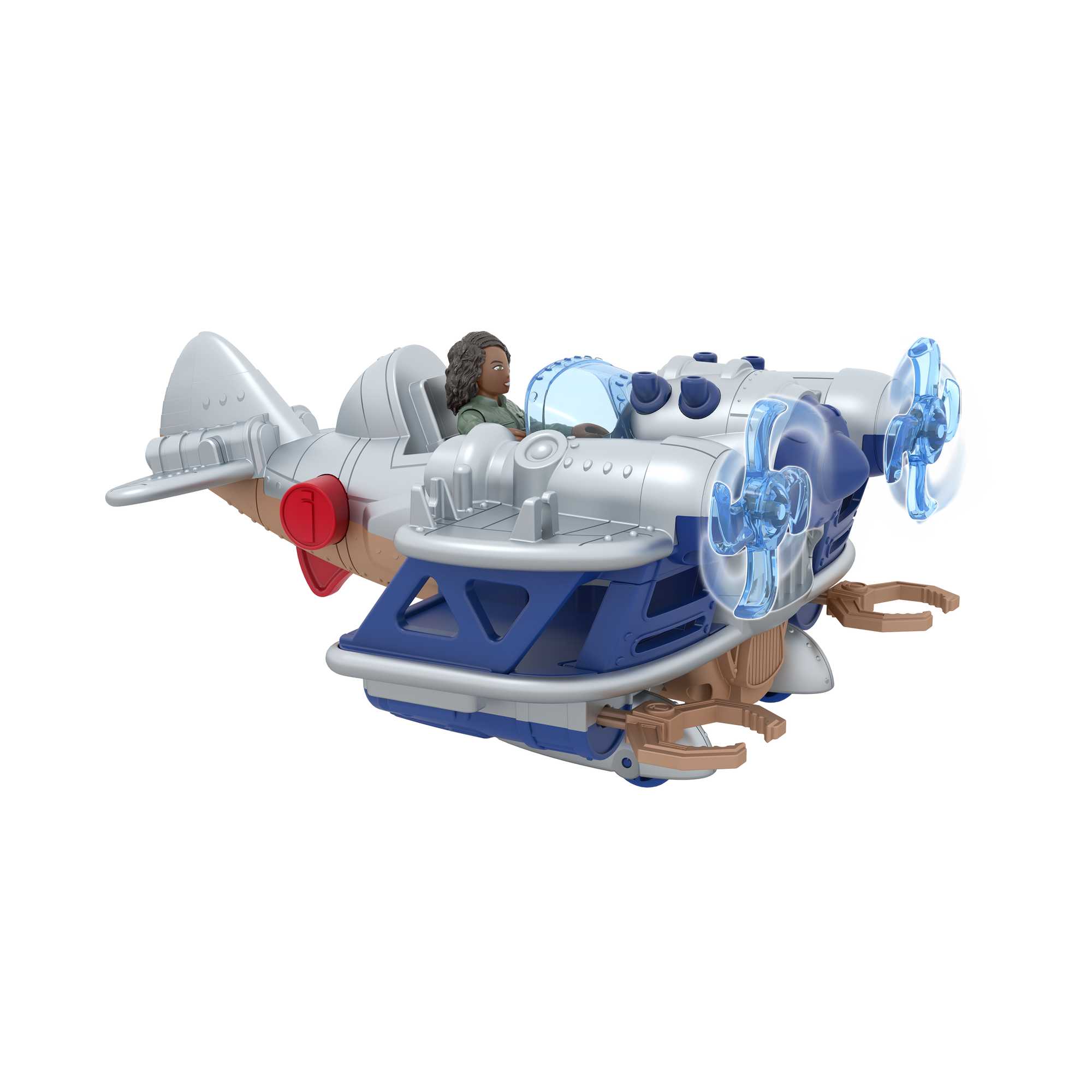 Imaginext-Jurassic World-Kayla et Son Avion-Coffret 4Éléments