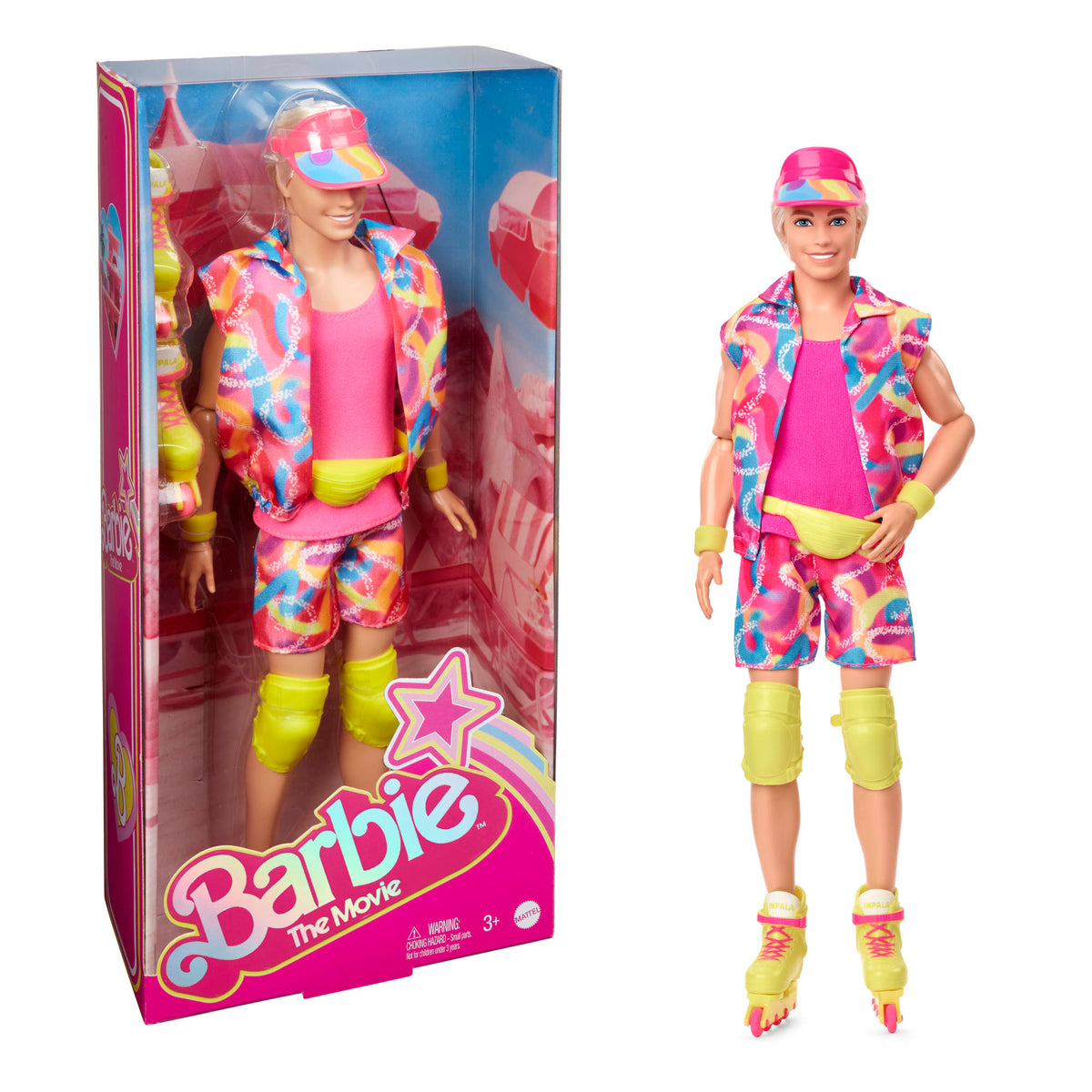 Barbie the Movie Collectible Ken Doll In Inline Skating Outfit