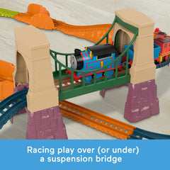 Thomas & Friends Adventures With Thomas & Brake Car Bruno Motorized Toy Train & Track Set For Kids
