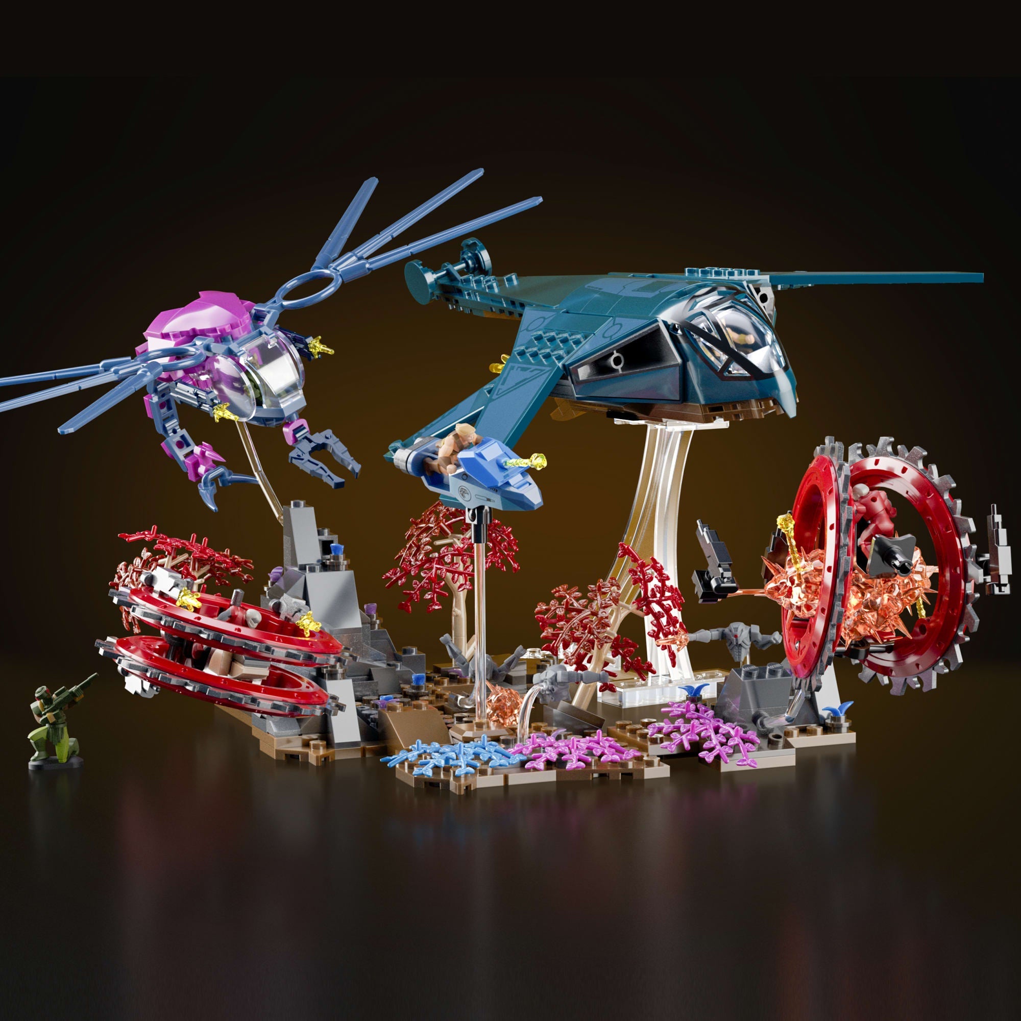 Mattel Brick Shop MOTU Batalla de altos vuelos por Eternia