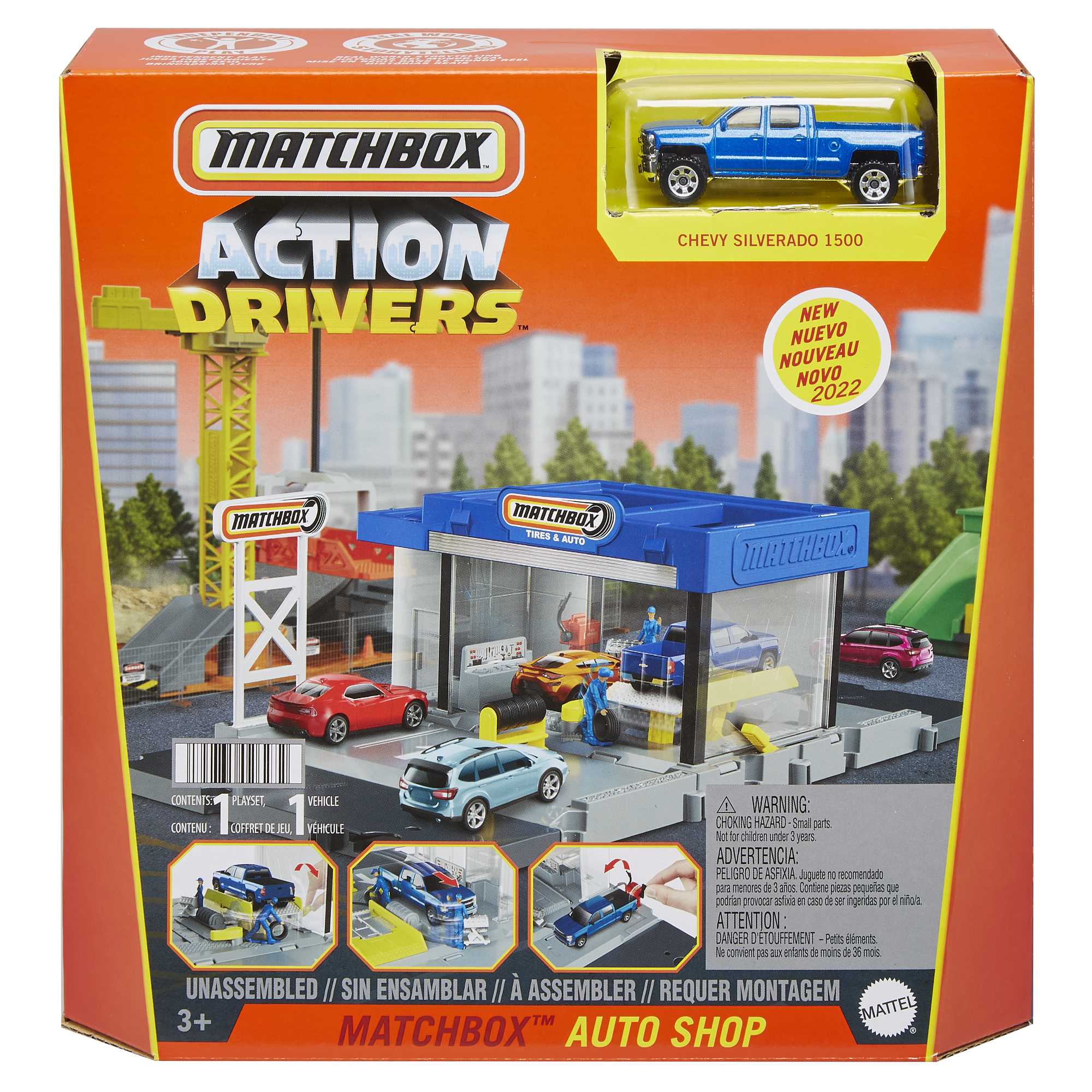 Matchbox Set de Juego Acción Taller Mecánico