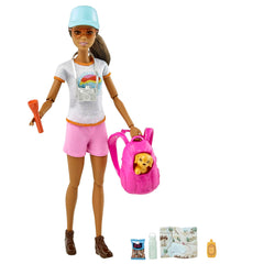 Barbie-Bien-Être-Barbie Part en Randonnée-Coffret Avec Chiot