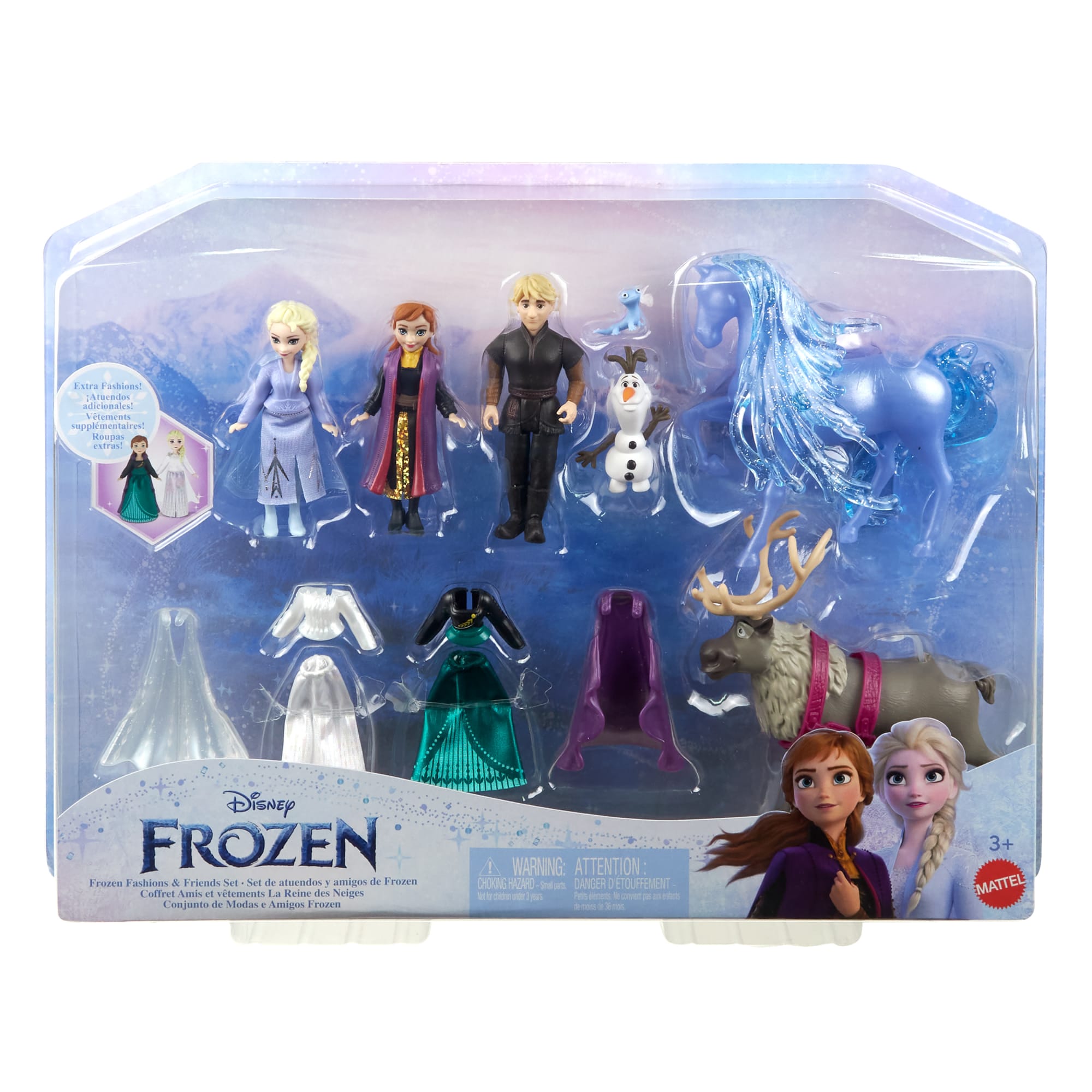 Disney La Reine des Neiges Coffret Tenues et Amis