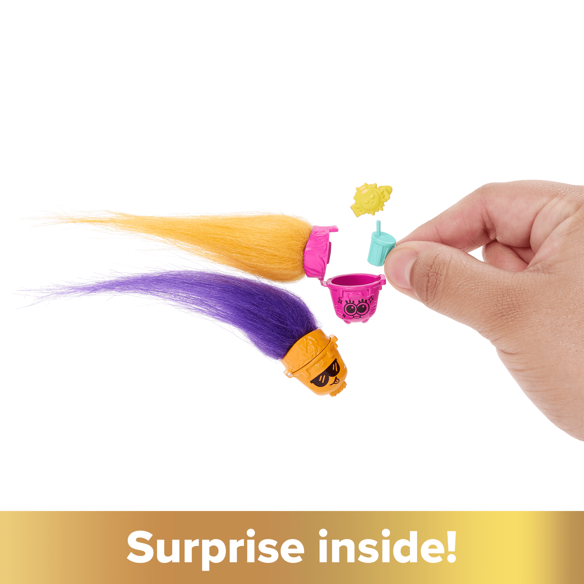 Dreamworks Trolls Band Together Hair Pops Branch Small Doll & Accessories, Toys inspired By The Movie