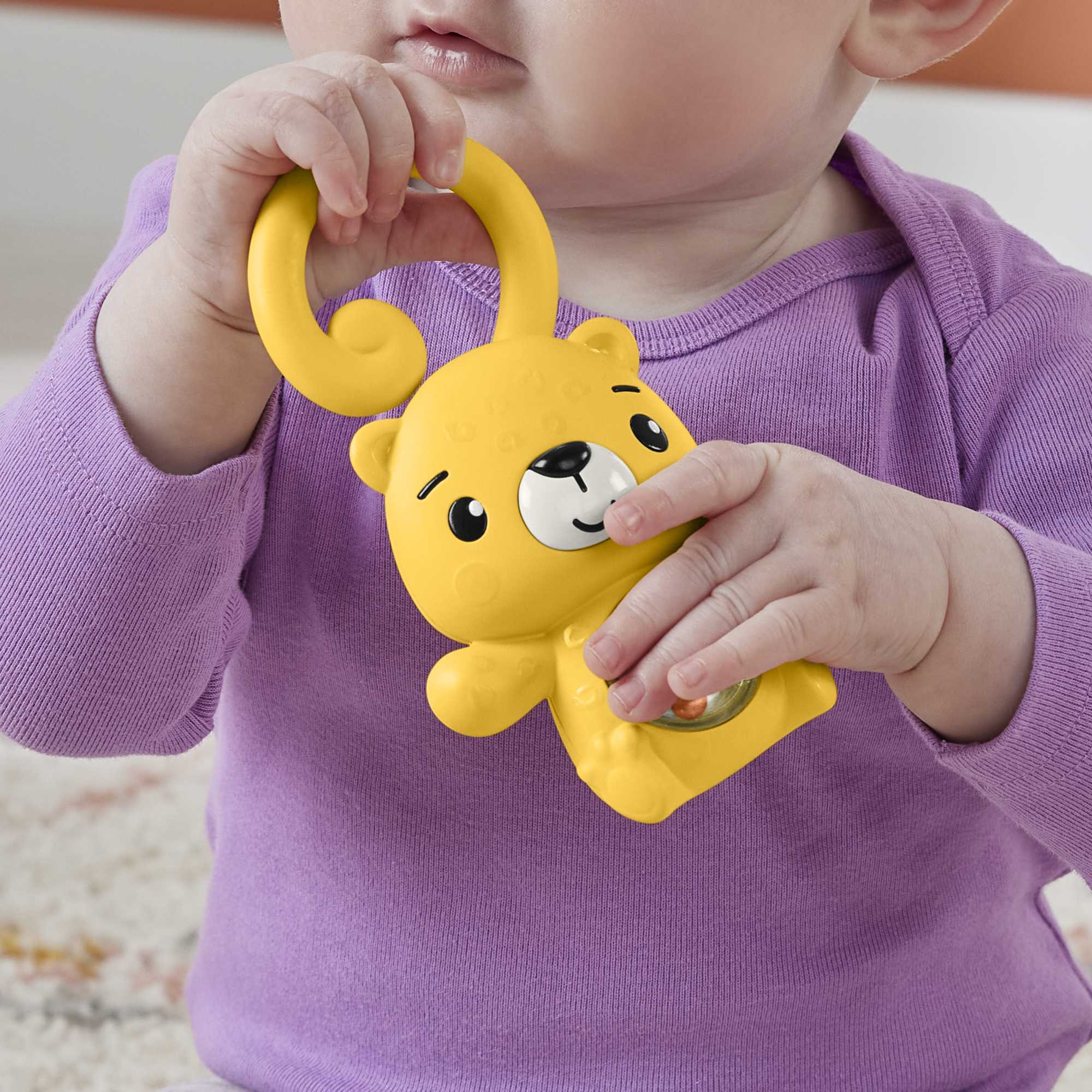 Fisher-Price Baby Sonaja para Bebés Sensimals Nutria