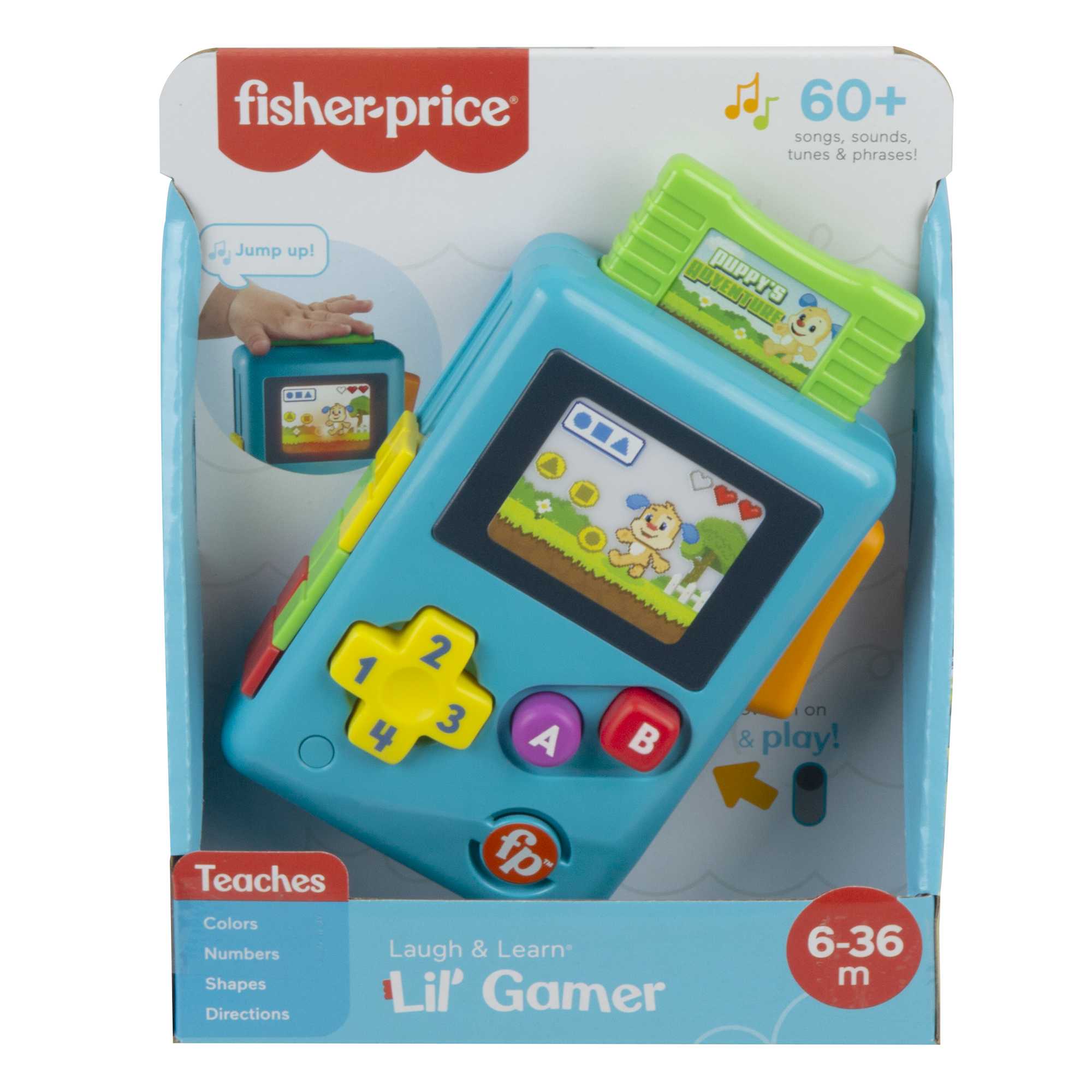 Fisher-Price Rires et Éveil Ma Première Console de Jeu Portable Édit Version Anglaise et Française