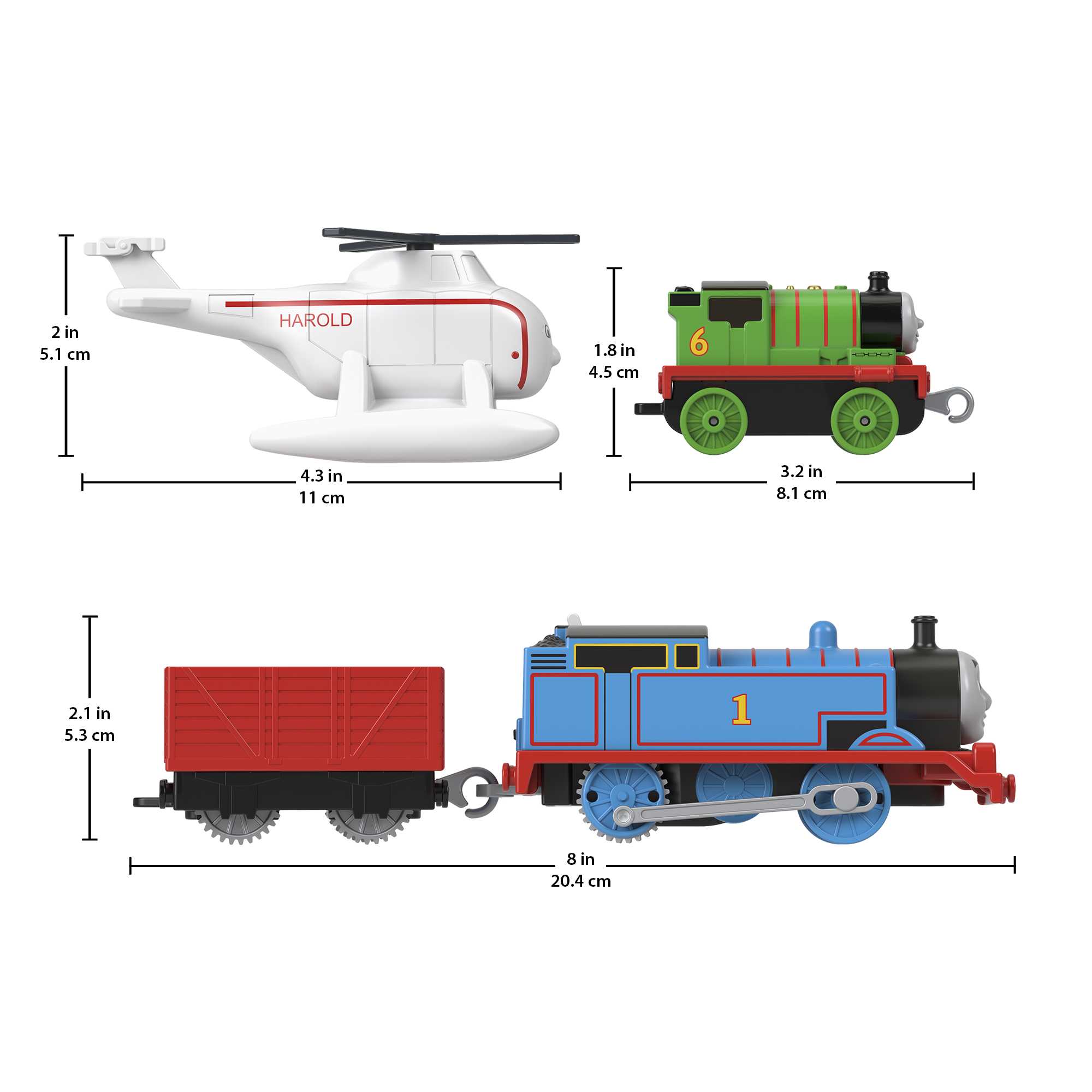 Thomas & Friends Trains & Cranes Super Tower Playset With Thomas, Percy & Harold